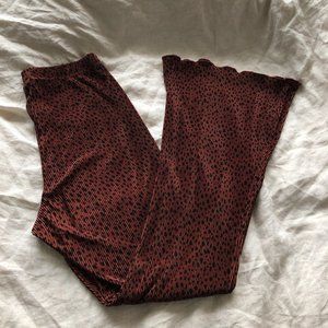 Top Shop Flare Ribbed Pants